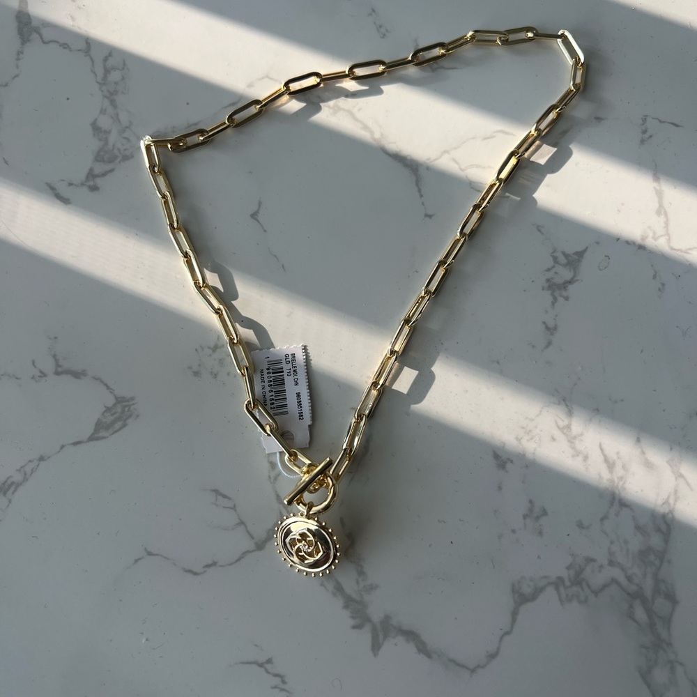 Kendra Scott Brielle Convertible Medallion Chain Necklace in Gold